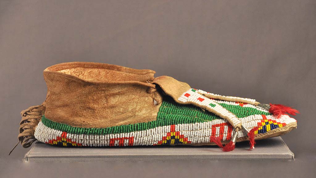 beaded moccasin