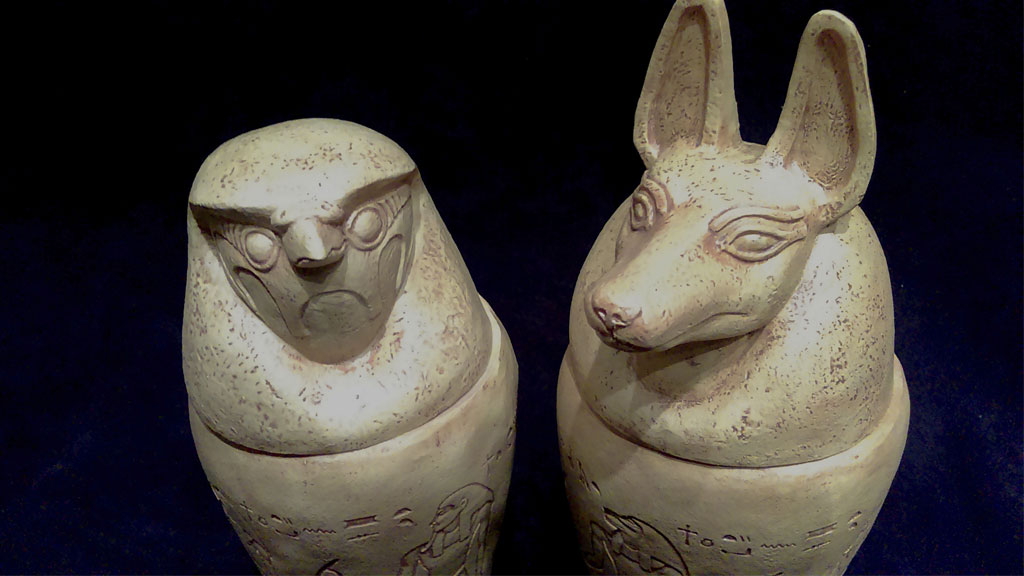 canopic jars